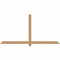 Ekena Millwork Eugene Smooth Timber Gable Bracket, Western Red Cedar, 84"W x 42"H x 3 1/2"D x 3 1/2"F, 12/12 Pitch GBW084X42X0404EUG00SWR - alternate 1